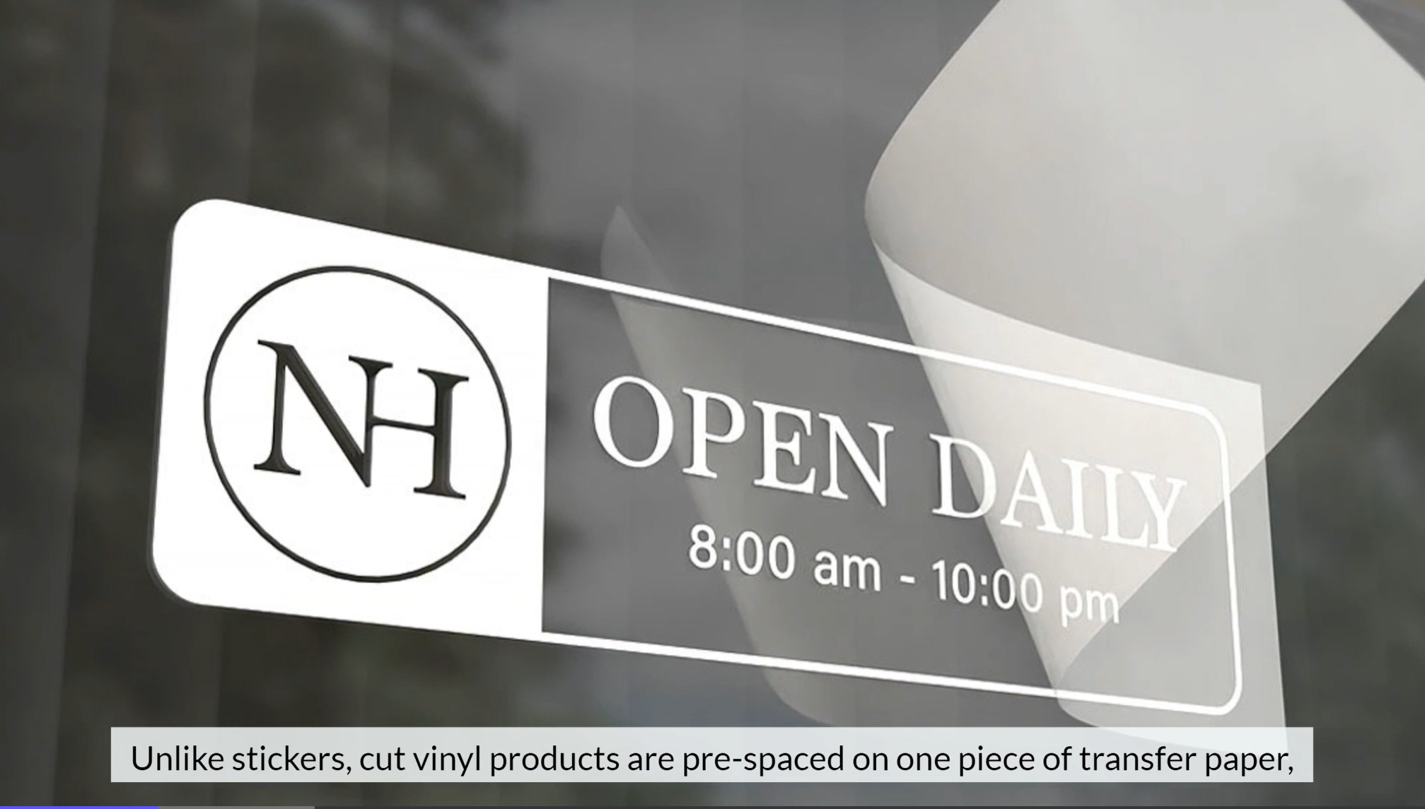 Vinyl Lettering Product Overview